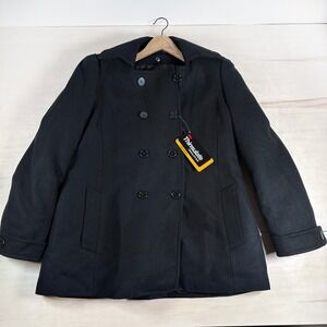 Delta Connections Affinity Apparel‎ Uniform Black Wool Coat Liner Thinsulate 16P